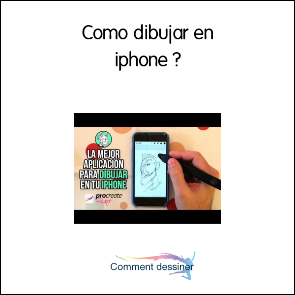 Como dibujar en iphone